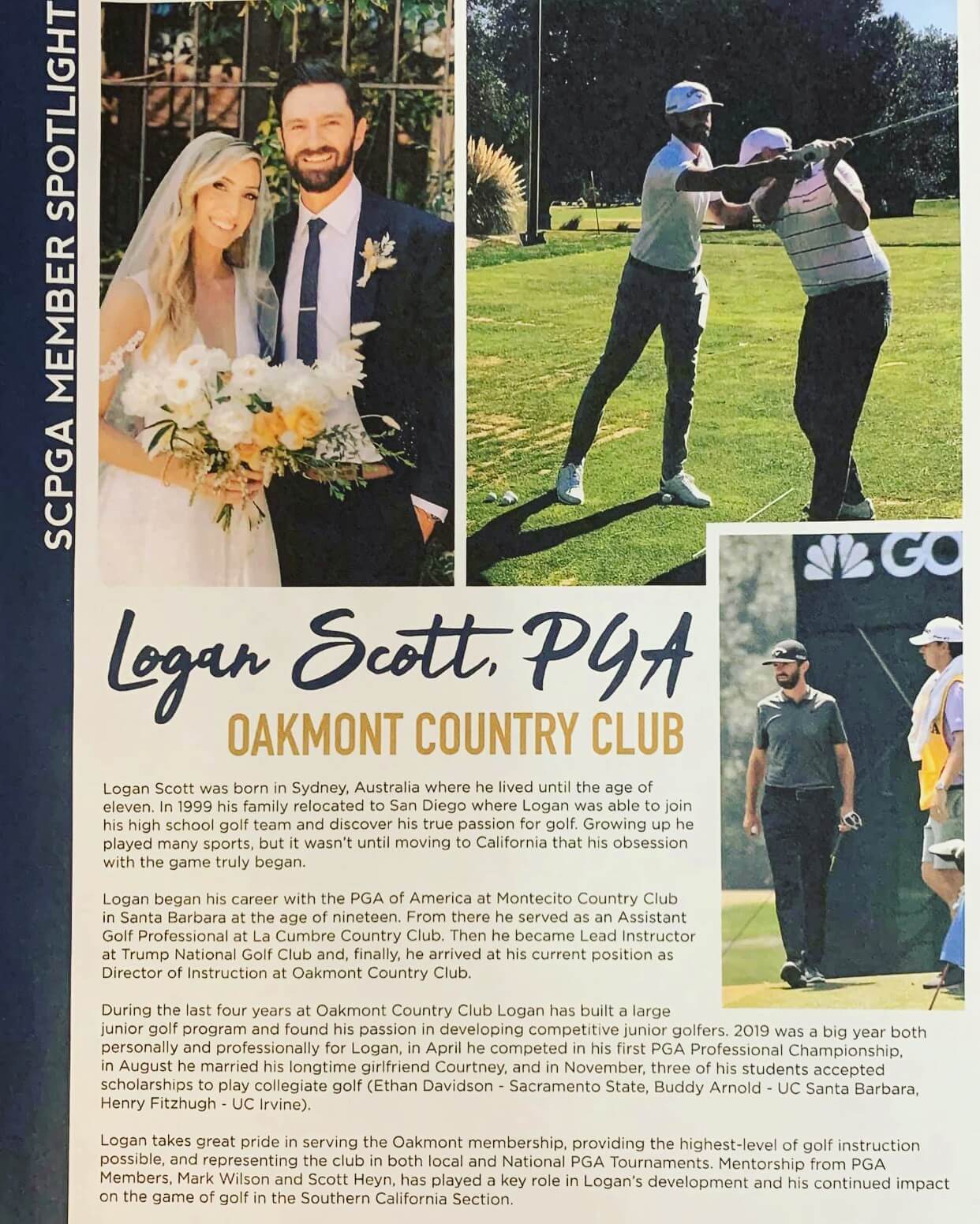About - Logan Scott Golf